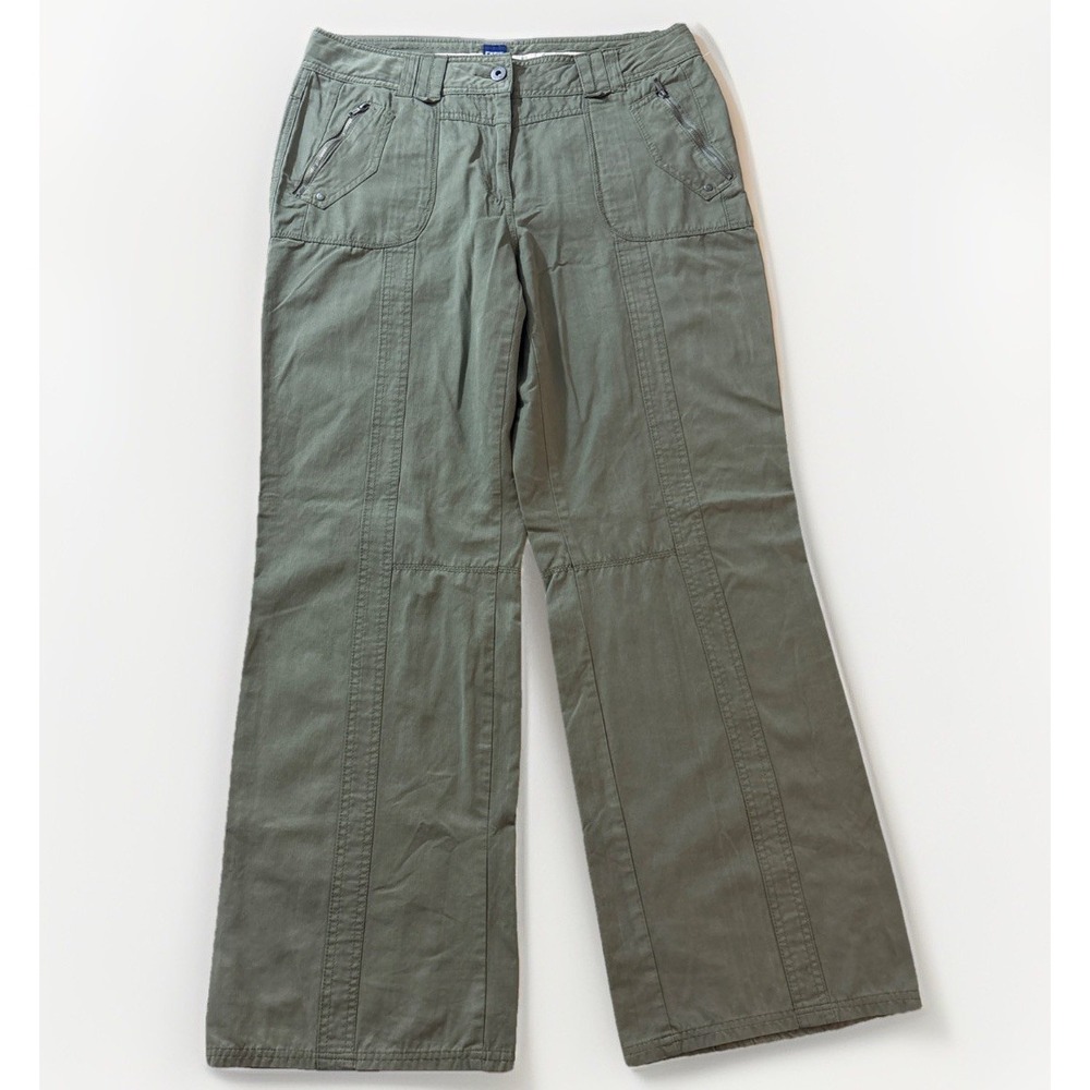 Cecil Cargo Pants Women's Size 32 Olive Green Relaxed Fit Utility Style Gorpcore